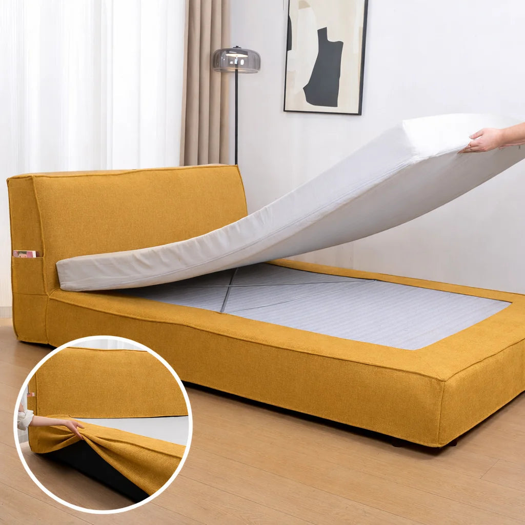 Golden Ginkgo EB 813 - 17 | Bed Frame Cover