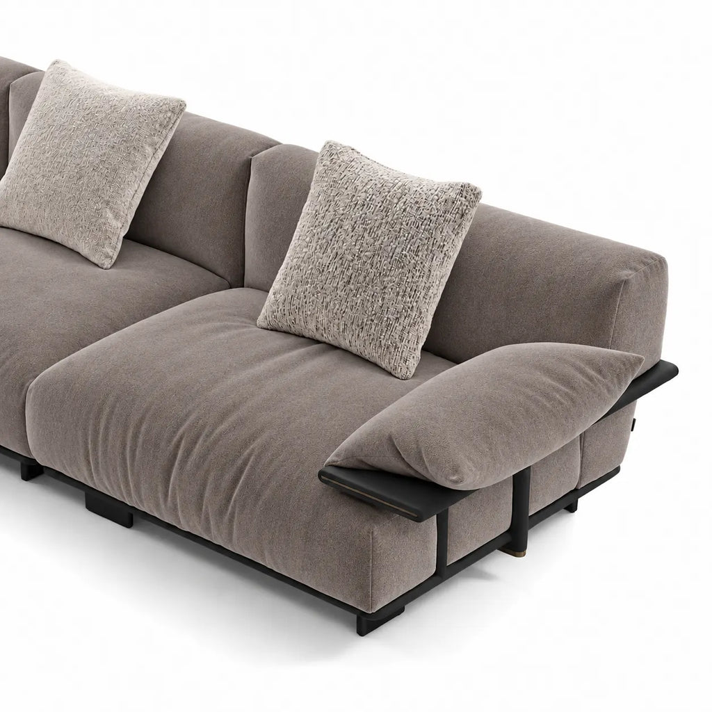 Custom Sofa Slipcover — Luna · Golden Camel