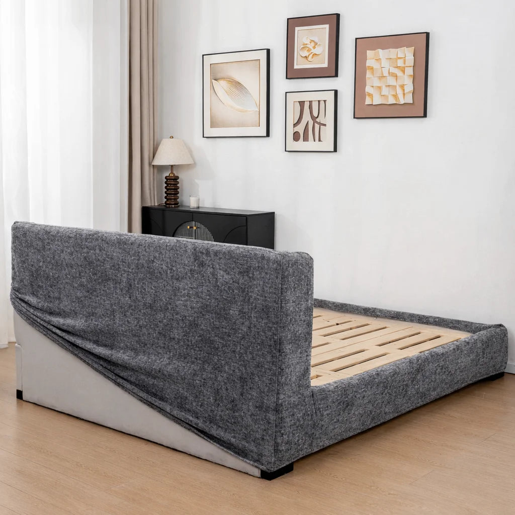 Graphite Shadow WX818 - 15 | Bed Frame Cover