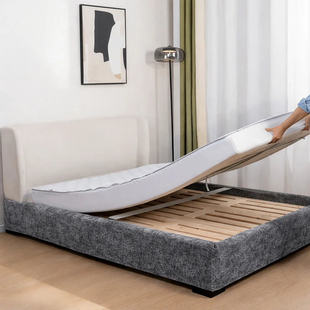 Graphite Shadow WX818 - 15 | Bed Skirt