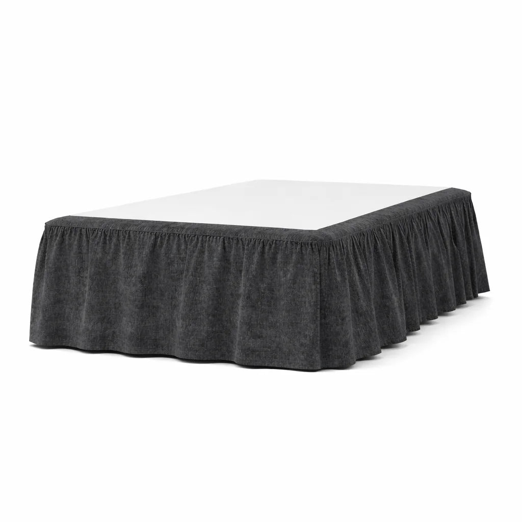 Graphite Slate WX23006 - 02 | Bed skirts