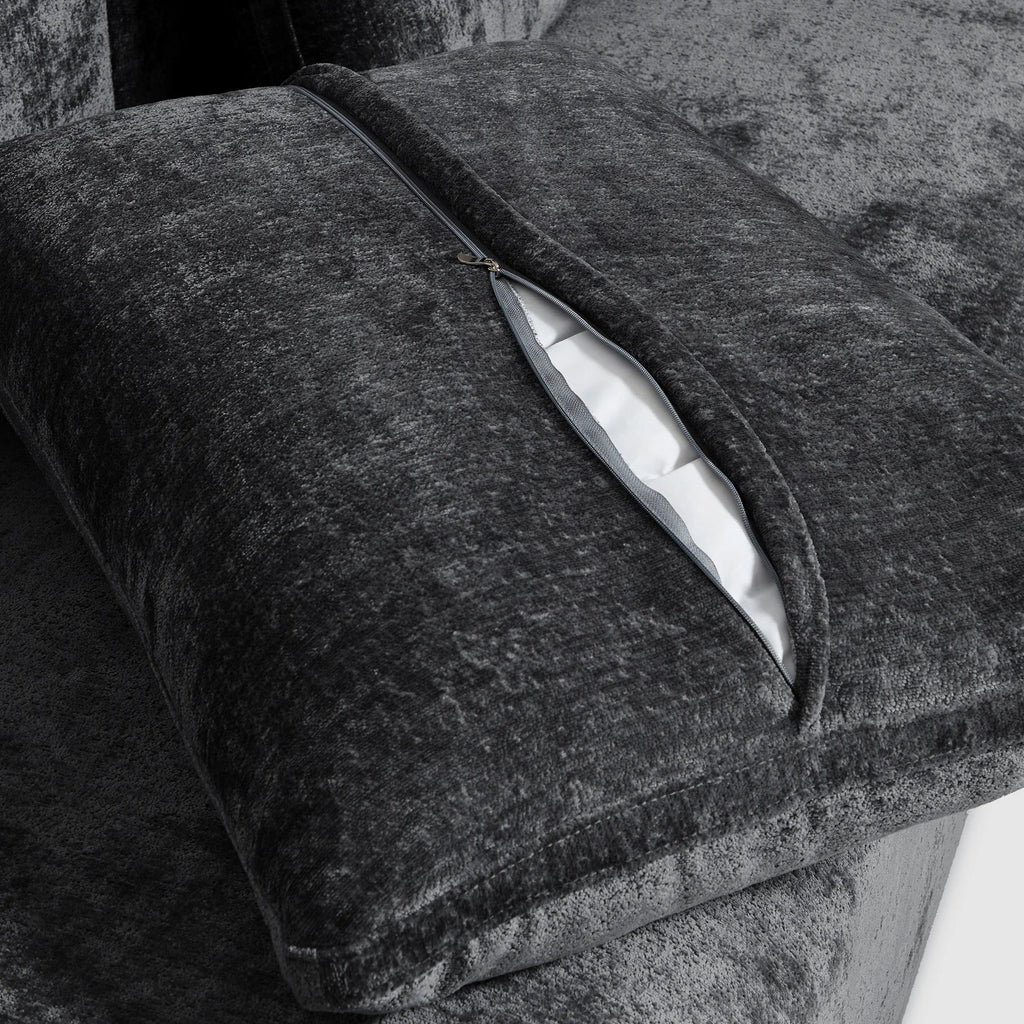 Graphite Slate WX23006 - 02 | Sofa Slipcover