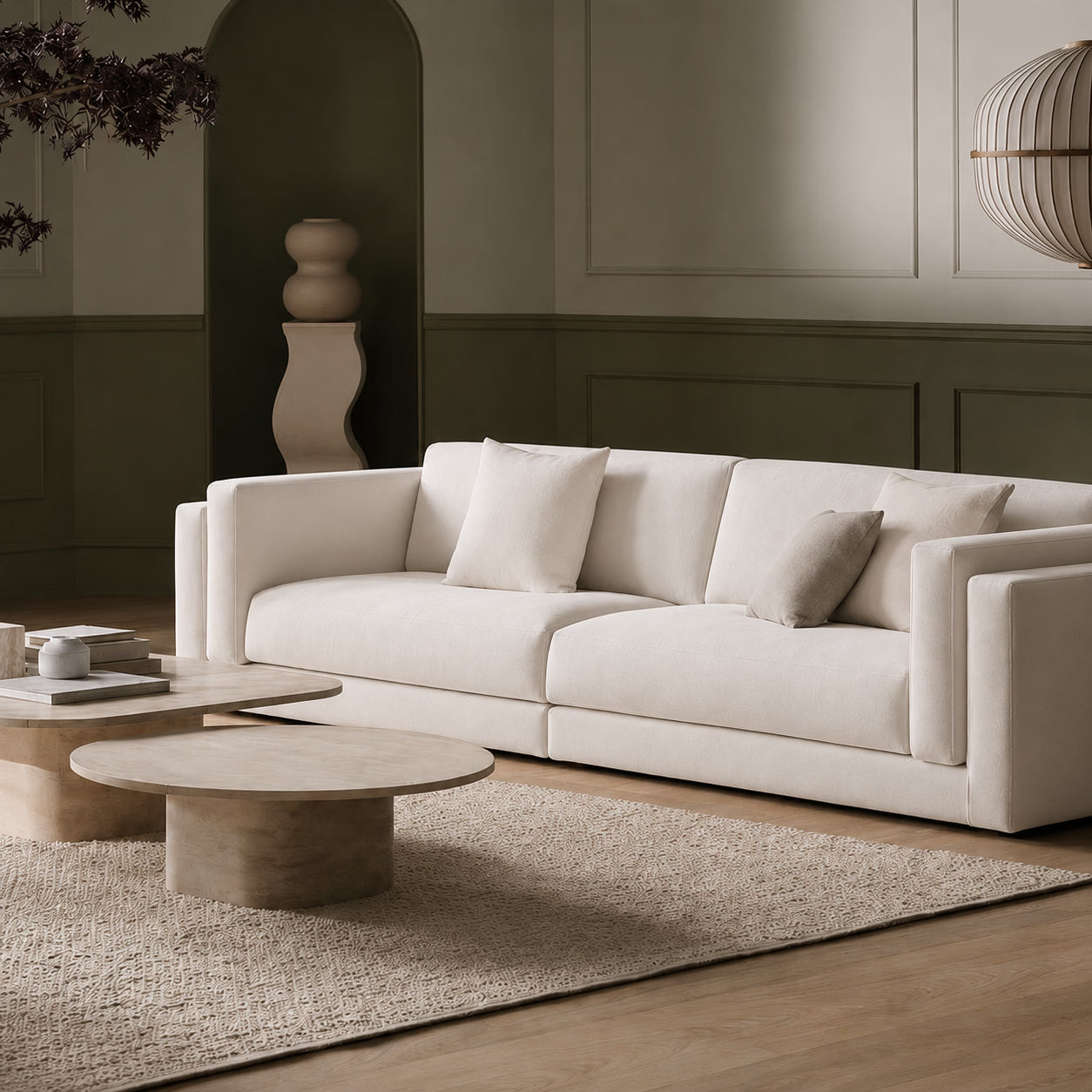 Soft Warm Ivory White