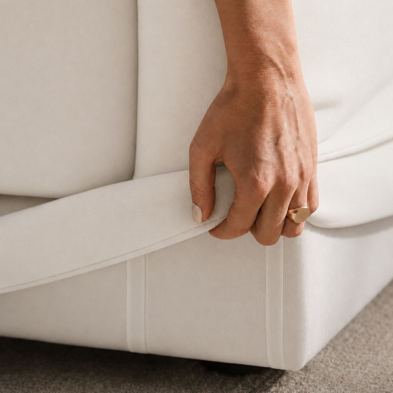 Soft Warm Ivory White