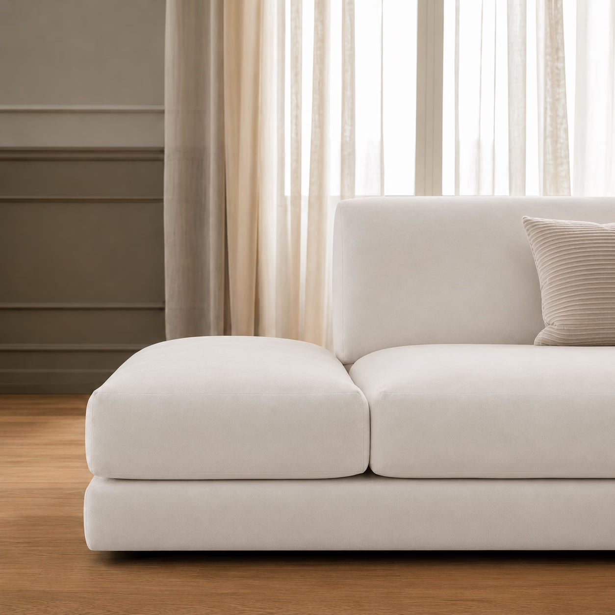 Soft Warm Ivory White