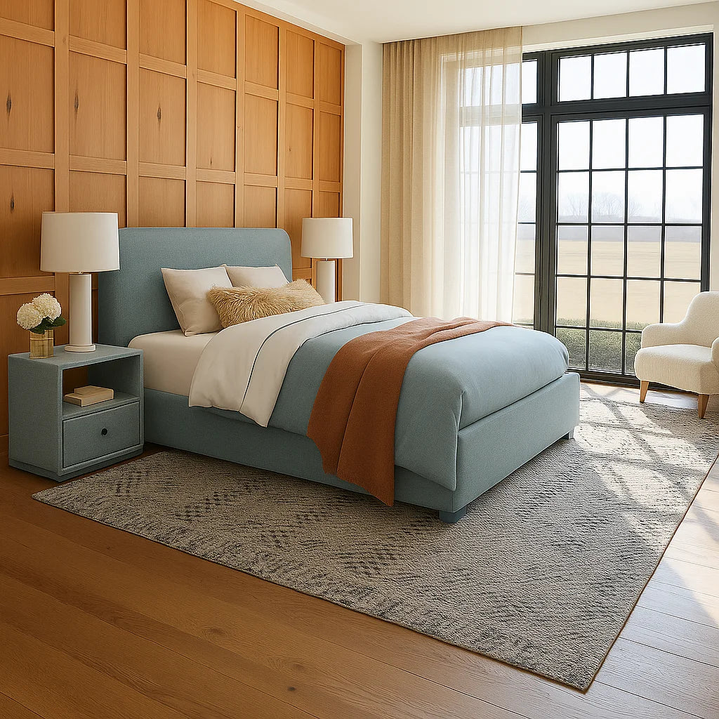 Hazy Blue WB PBV2042 - 15 | Bed Cover