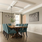 Hazy Blue WB PBV2042 - 15 | Snug fit Dining Chair Slipcover