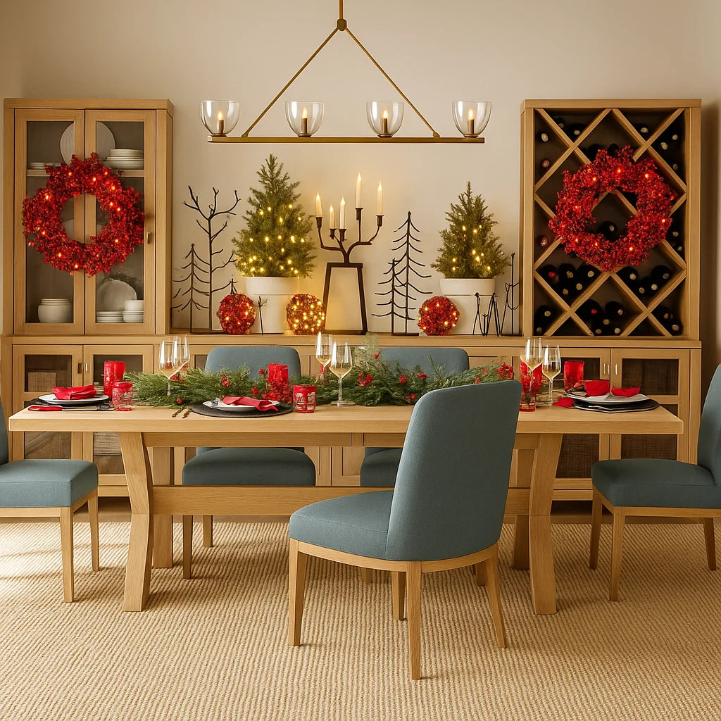 Hazy Blue WB PBV2042 - 15 | Snug fit Dining Chair Slipcover