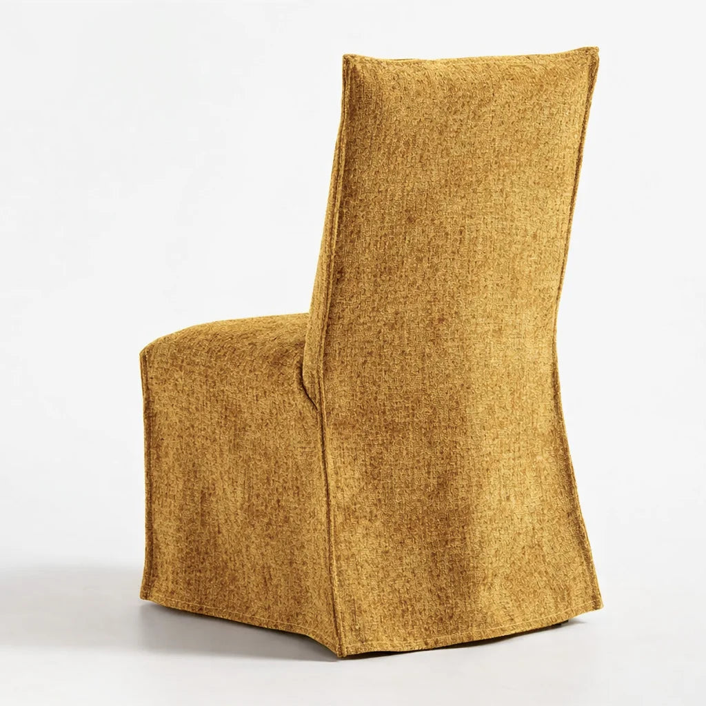 Honey Citrine WX23006 - 17 | Long-Skirt Dining Chair Slipcover
