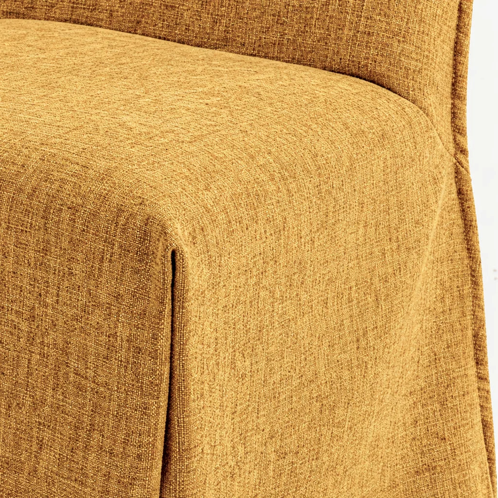 Honey Citrine WX23006 - 17 | Long-Skirt Dining Chair Slipcover