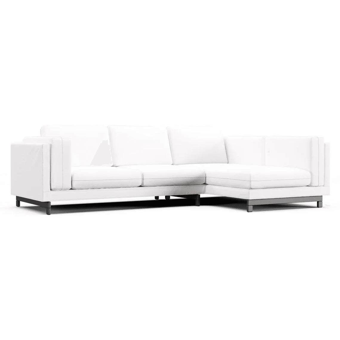 Nockeby 3 Seat Sofa with Right Chaise Cover