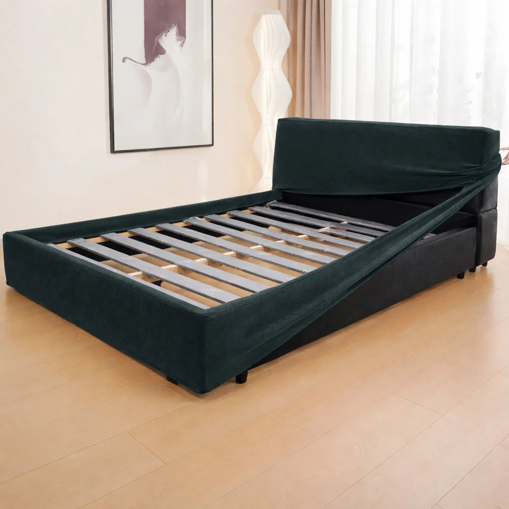 Iron Blue Gray WB PBV2042 - 13 | Bed Frame & Headboard Cover