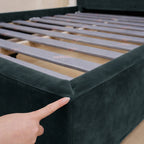 Iron Blue Gray WB PBV2042 - 13 | Bed Frame & Headboard Cover