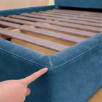 Island Blue WB PBV2042 - 44 | Bed Frame & Headboard Cover