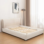 Stretch-Fit Inset Bed Frame Cover · Elastic Bands + Back Elastic