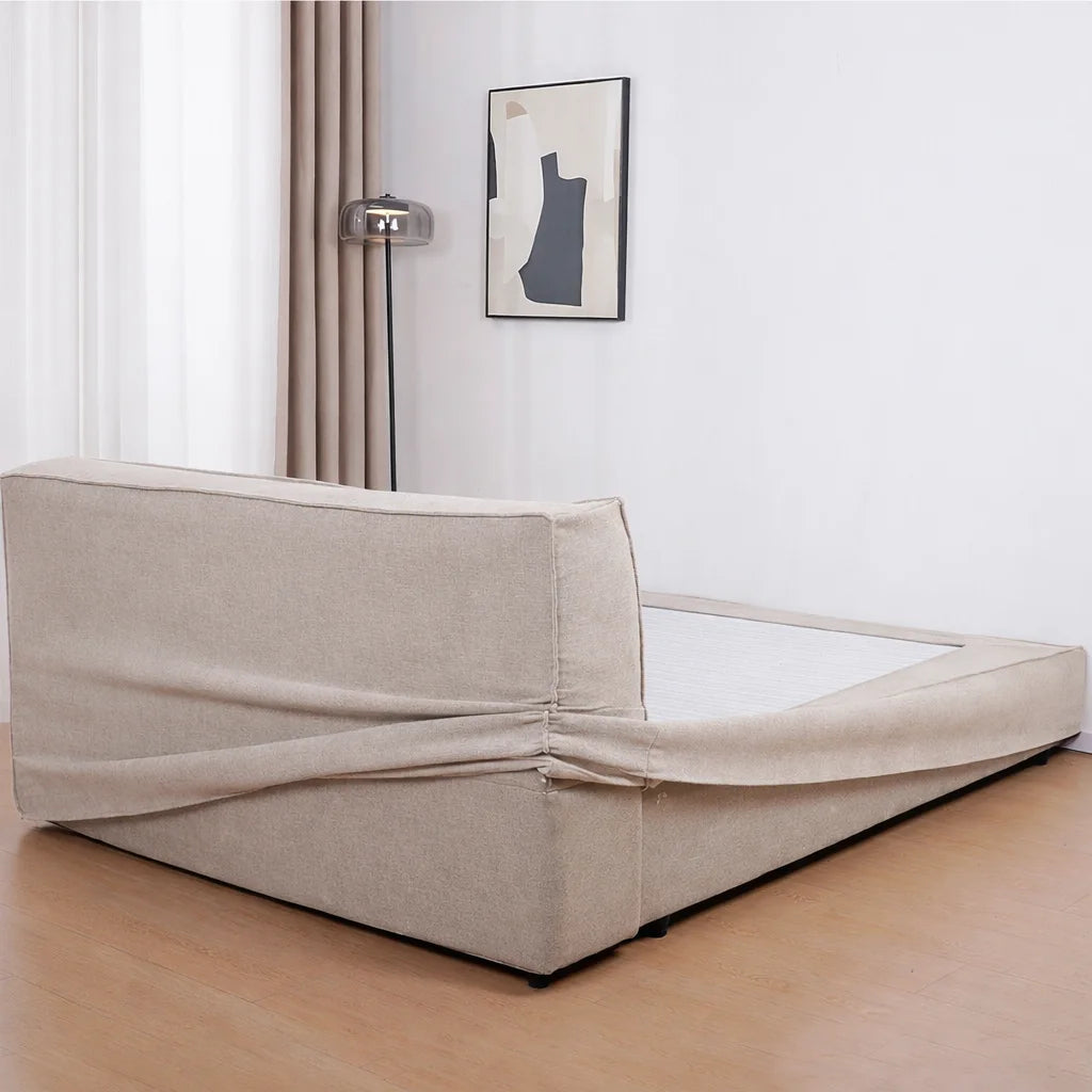 Ivory Cloud EB 813 - 01 | Bed Frame Cover