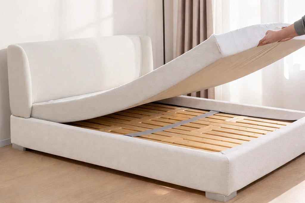 Ivory Cloud Luna - 06 | Bed Skirt