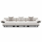 Custom Sofa Slipcover — Luna · Ivory Cloud