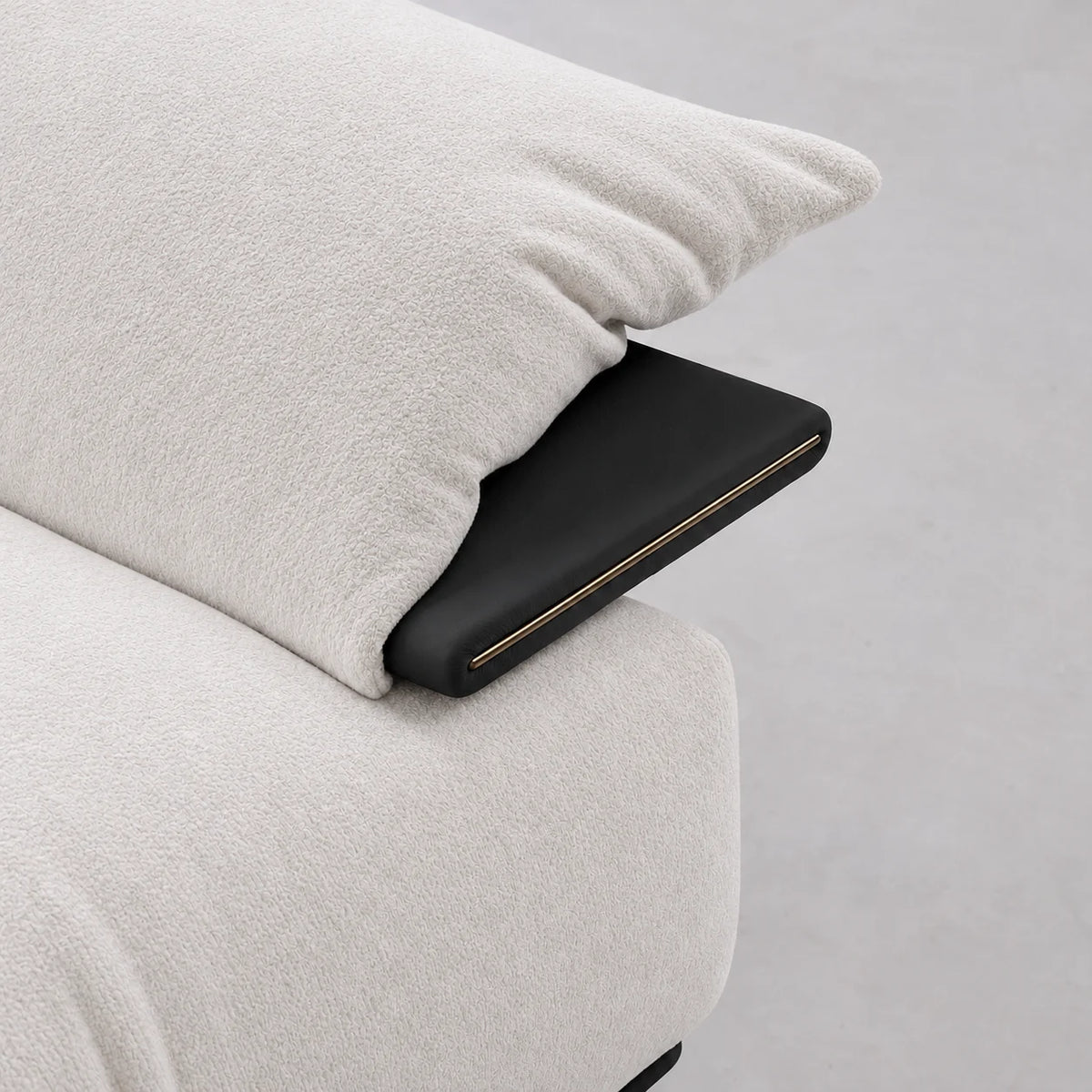 Custom Sofa Slipcover — Luna · Ivory Cloud