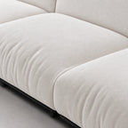 Custom Sofa Slipcover — Luna · Ivory Cloud