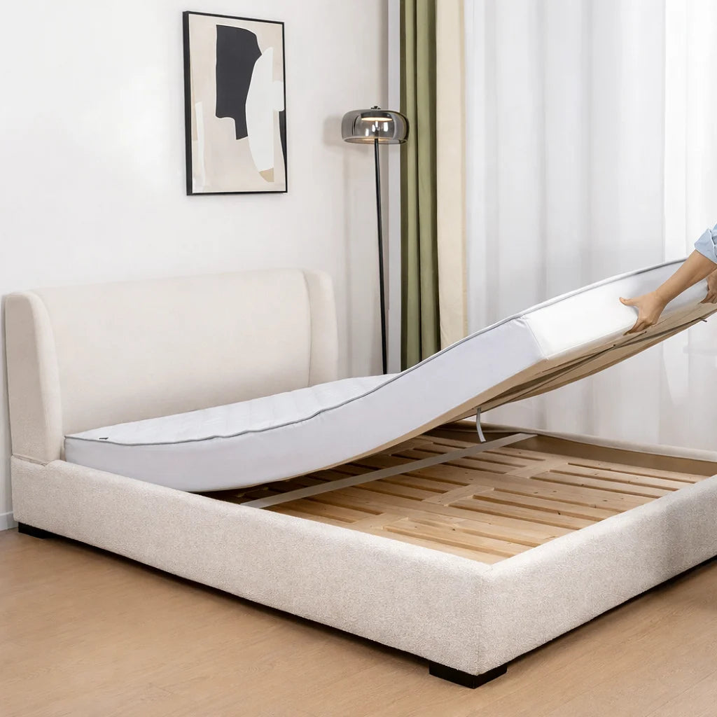 Ivory Cloud WX818 - 01 | Bed Skirt