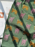 Jacquard WX625 - 33 | Embroidered Leopard