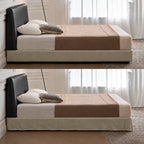 Khaki · Stretch-Fit Bed Frame Cover