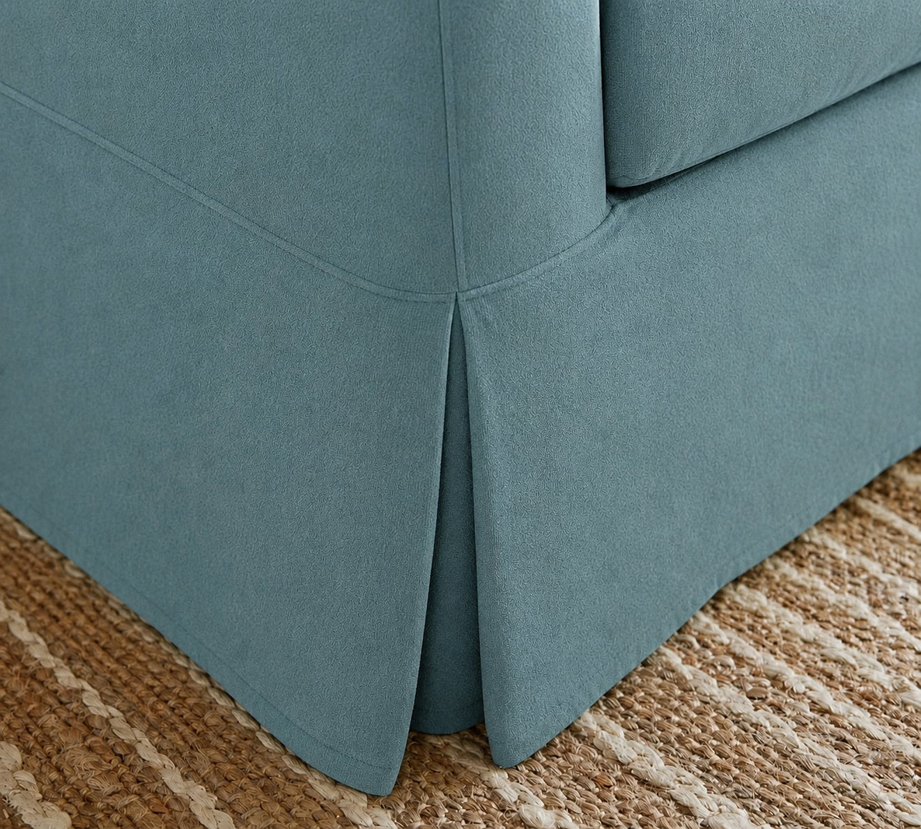 Lagoon Silk Luna-04 custom sofa slipcover