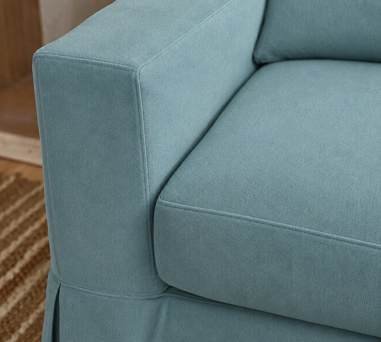 Lagoon Silk Luna-04 custom sofa slipcover