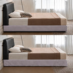 Lavender-Gray · Stretch-Fit Bed Frame Cover