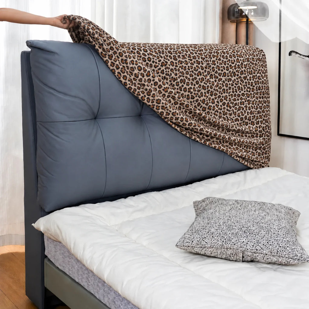 Leopard · Stretch-Fit Bed Headboard Cover