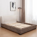 Leopard · Stretch-Fit Inset Bed Frame Cover · Elastic Bands + Back Elastic