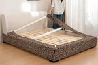 Leopard · Stretch-Fit Inset Bed Frame Cover · Elastic Bands + Back Elastic