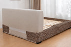 Leopard · Stretch-Fit Inset Bed Frame Cover · Elastic Bands + Back Elastic