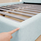 Light Blue ML 625 - 05 | Bed Frame Cover