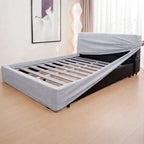 Light Gray ML 625 - 03 | Bed Frame + Headboard Cover
