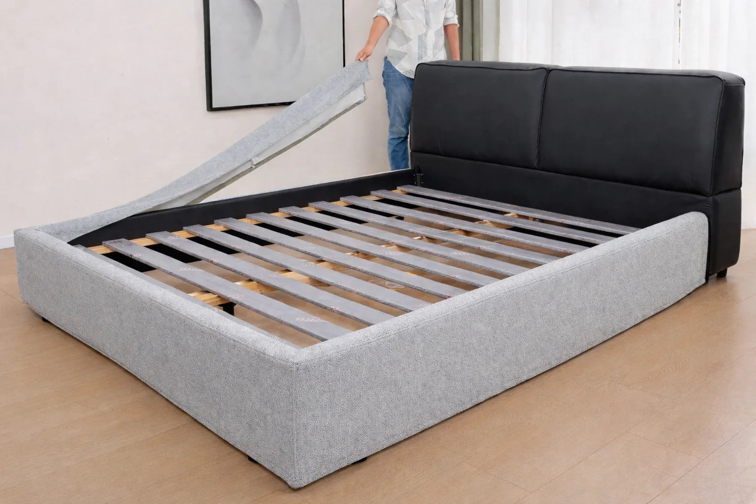 Light Gray ML 625 - 03 | Bed Skirt