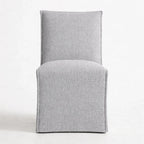 Light Gray ML 625 - 03 | Long-Skirt Dining Chair Slipcover