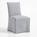 Light Gray ML 625 - 03 | Long-Skirt Dining Chair Slipcover