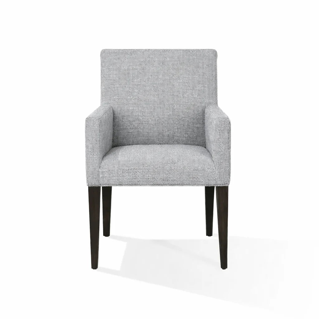Light Gray ML 625 - 03 | Snug fit Dining Chair with armrest Slipcover