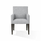 Light Gray ML 625 - 03 | Snug fit Dining Chair with armrest Slipcover