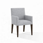 Light Gray ML 625 - 03 | Snug fit Dining Chair with armrest Slipcover