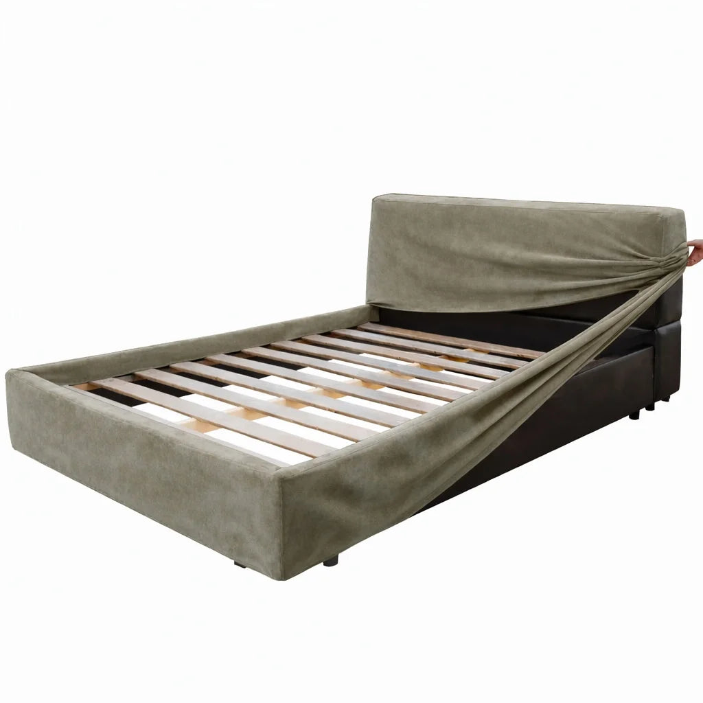 Light Gray WB PBV2042 - 04 | Bed Frame & Headboard Cover