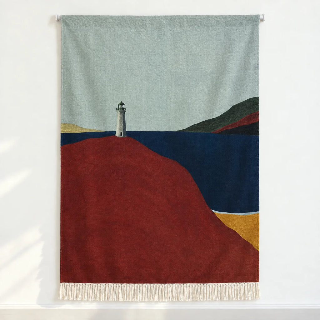 Lighthouse · Custom Woven Blanket