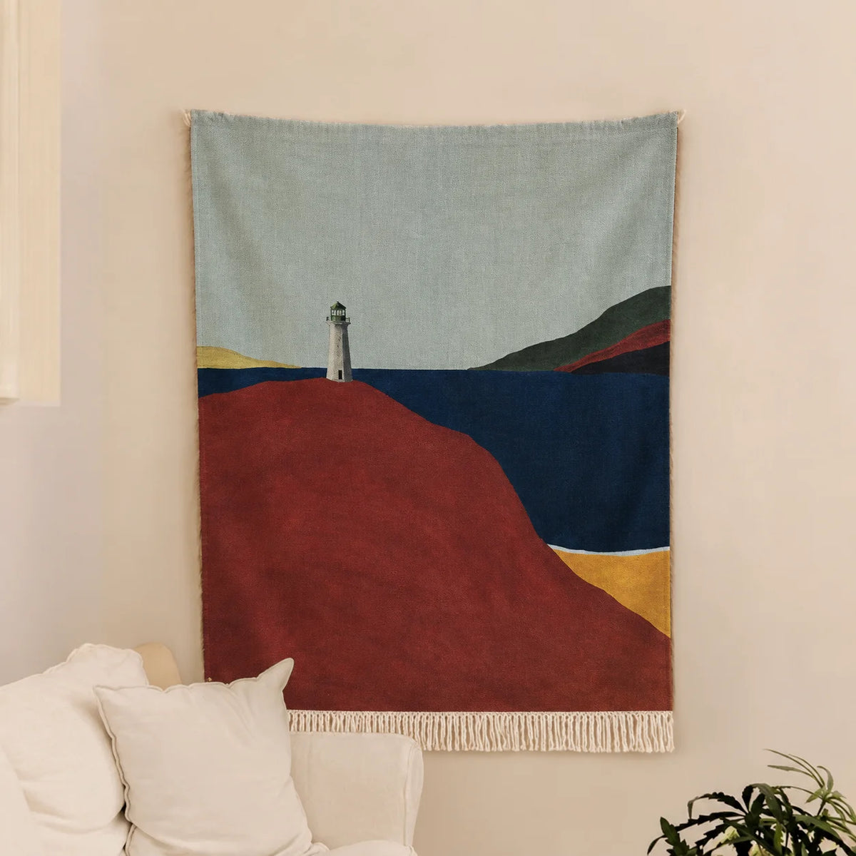Lighthouse · Custom Woven Blanket
