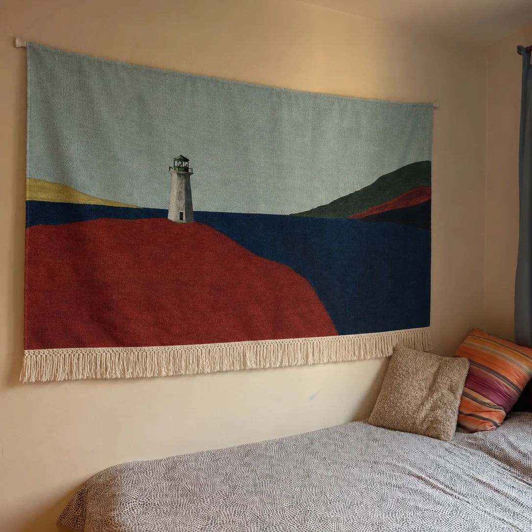 Lighthouse · Custom Woven Blanket
