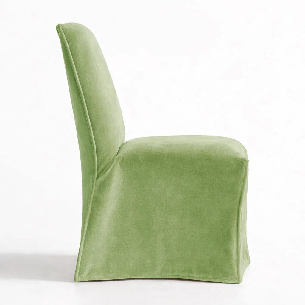 Lime Green WB PBV2042 - 35 | Long-Skirt Dining Chair Slipcover