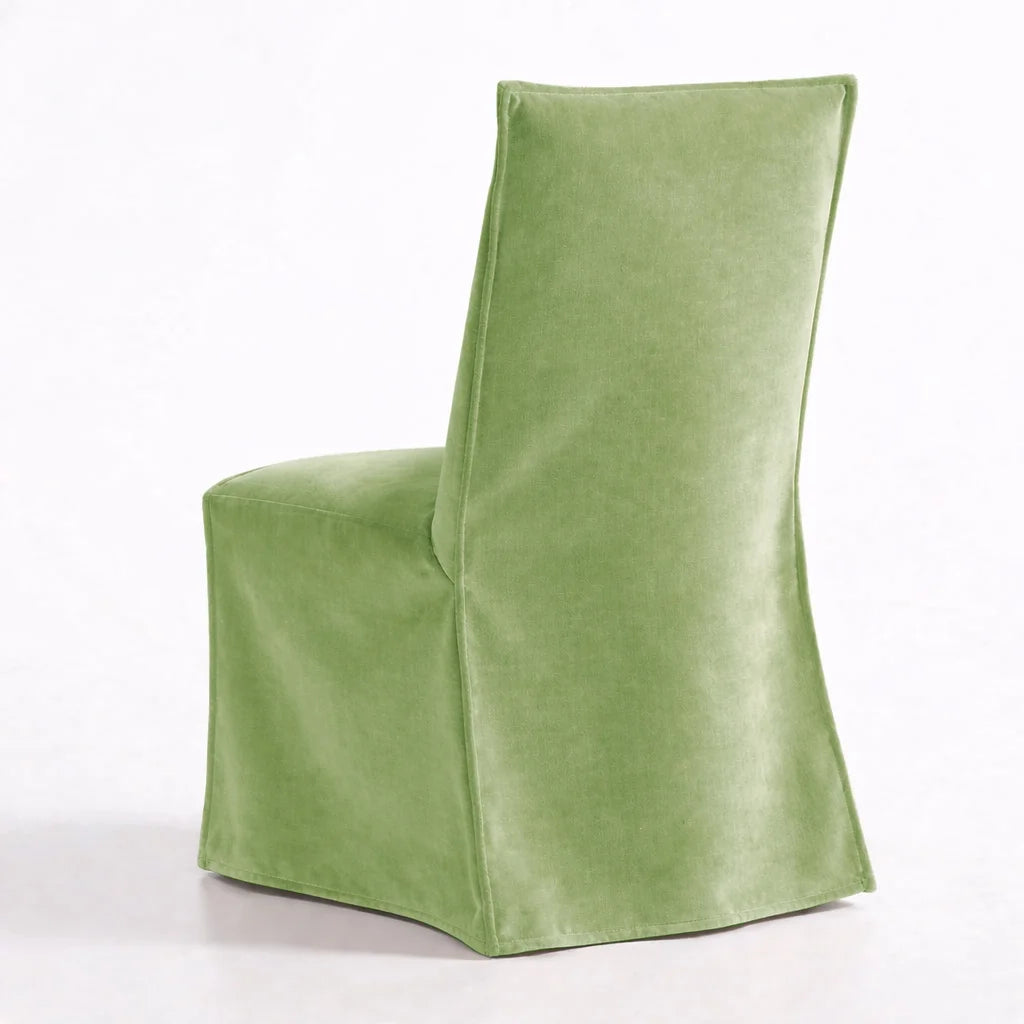 Lime Green WB PBV2042 - 35 | Long-Skirt Dining Chair Slipcover