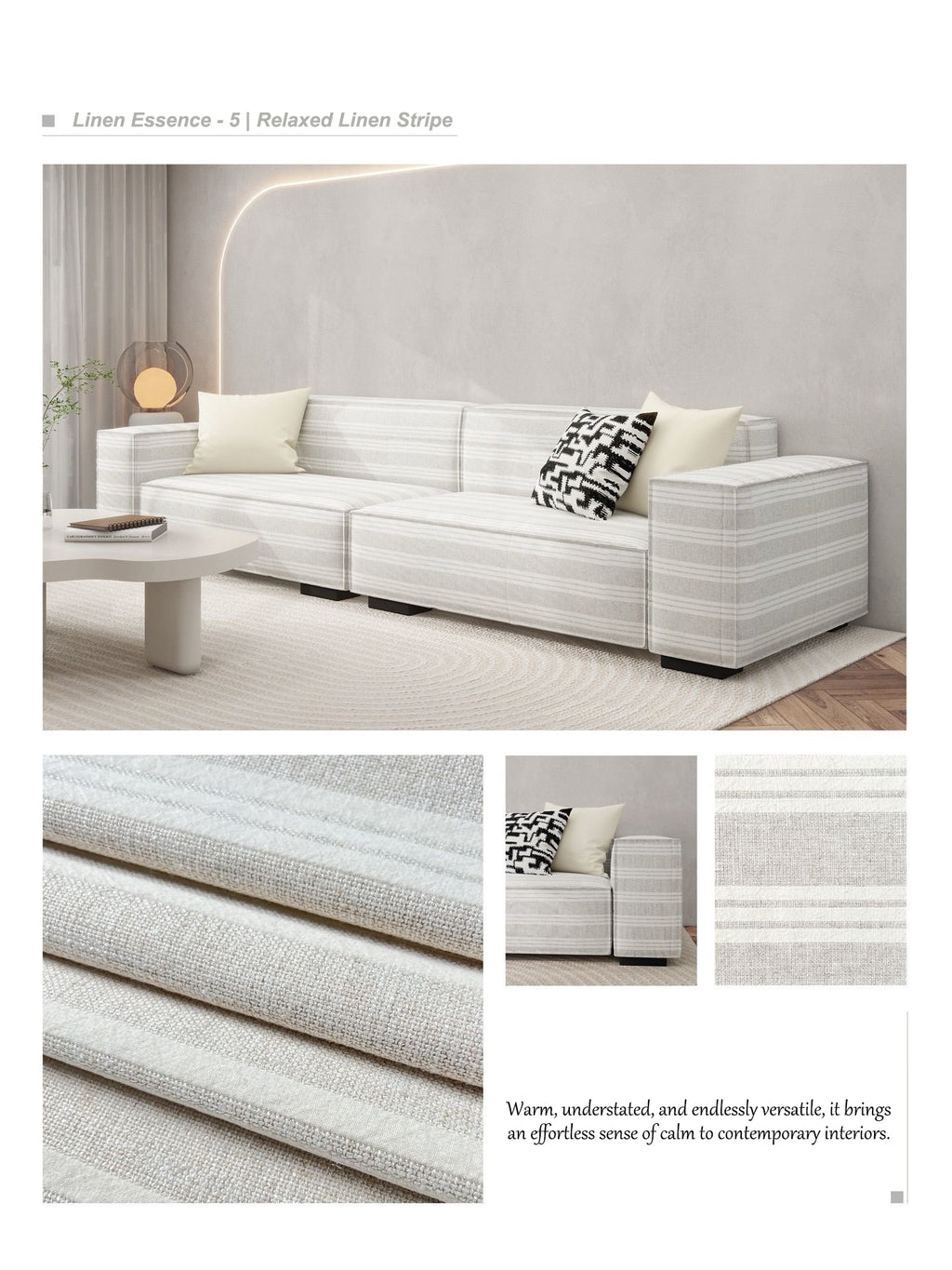 Linen Essence - 5 | Relaxed Linen Stripe