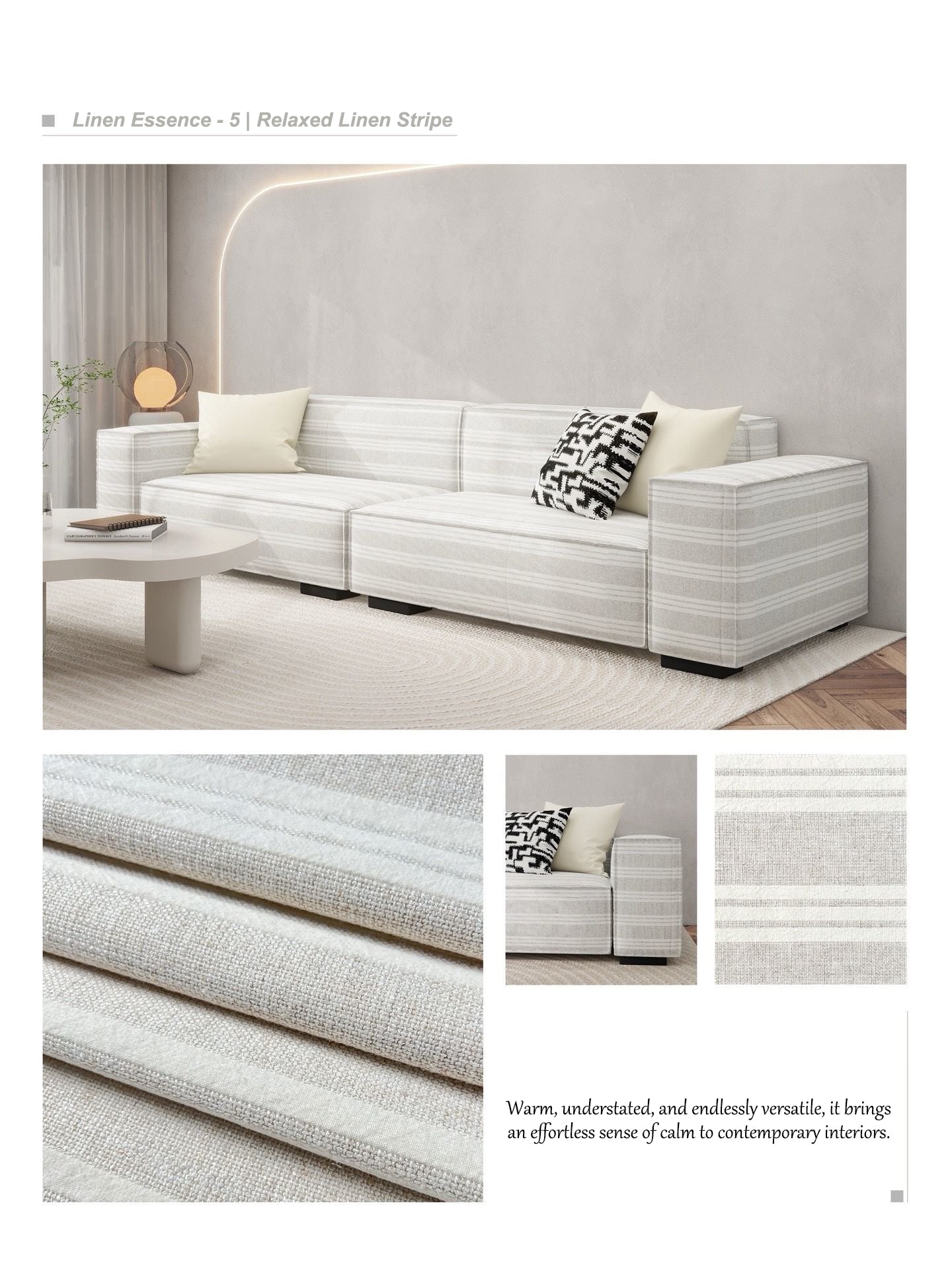 Linen Essence - 5 | Relaxed Linen Stripe